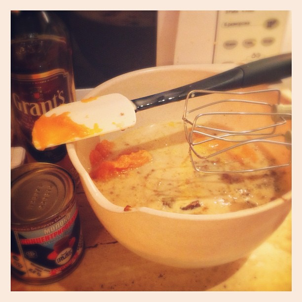 Instagram: Pumpkin pie with whiskey