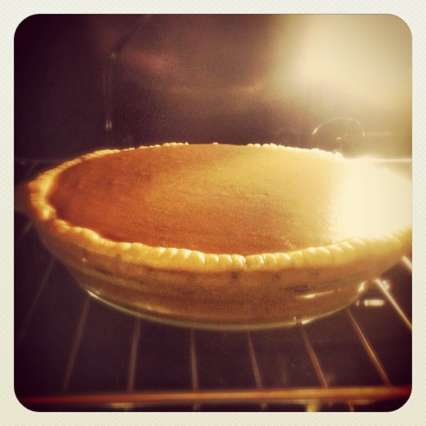 Instagram: Pie in the oven