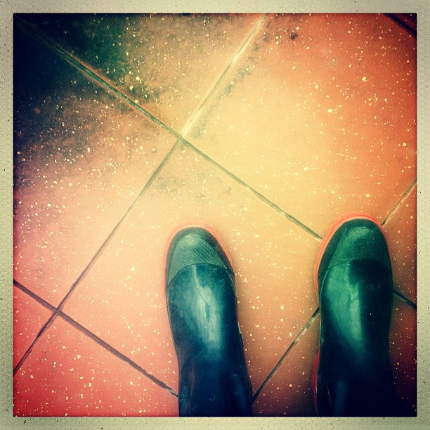 Instagram: rain boots…