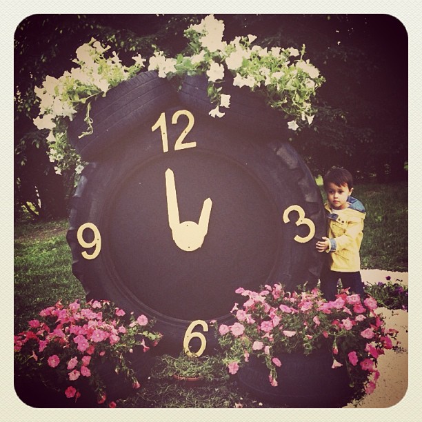 Instagram: My buddy Costia loves clocks