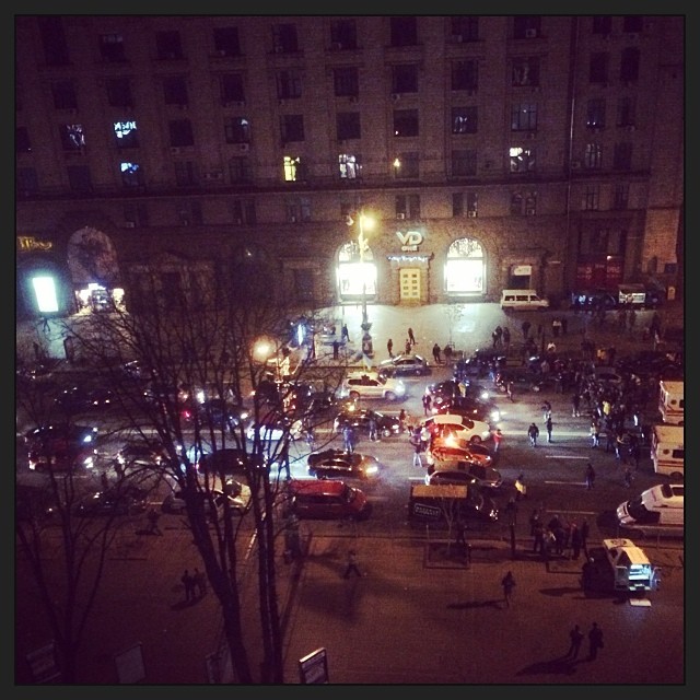 Instagram: Cars rally #euromaidan