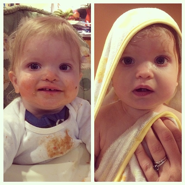 Instagram: Pre & Post spaghetti