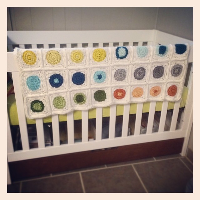 Instagram: Crib blanket #barnaclebarker