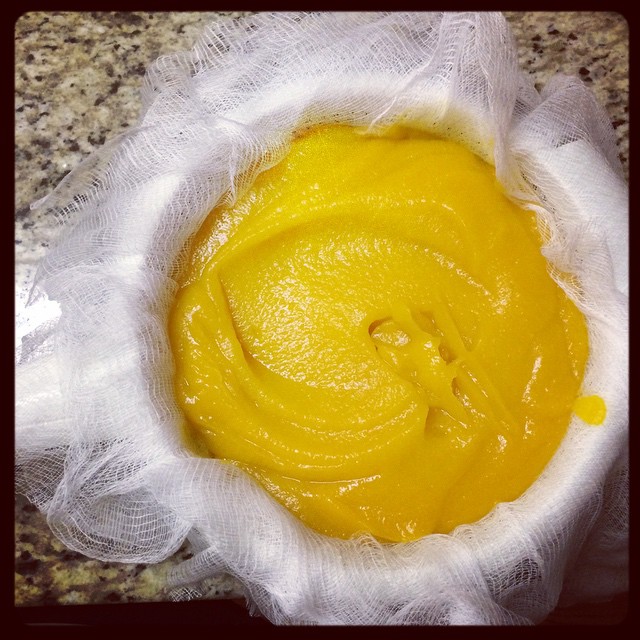 Instagram: Keeping up making our own pumpkin purée!