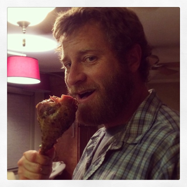 Instagram: Turkey leg!