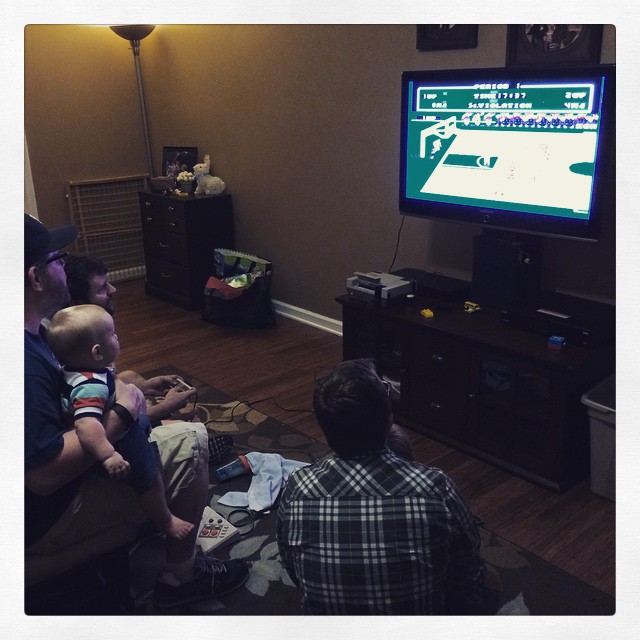 Instagram: Henry, Barker and Cash…. Boys and the old school Nintendo