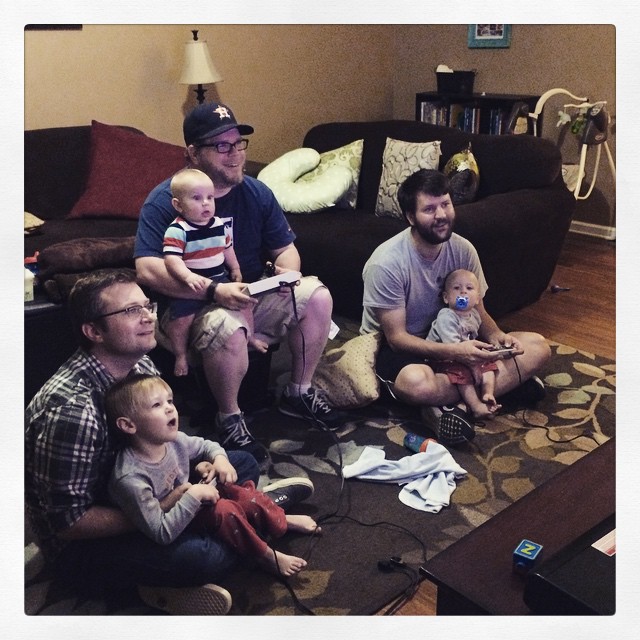 Instagram: Henry, Barker and Cash…. Boys and the old school Nintendo