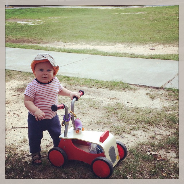 Instagram: Off-roading at the park.