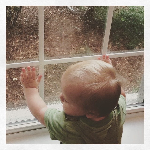 Instagram: Watching the rain at Ed & Lynn's….