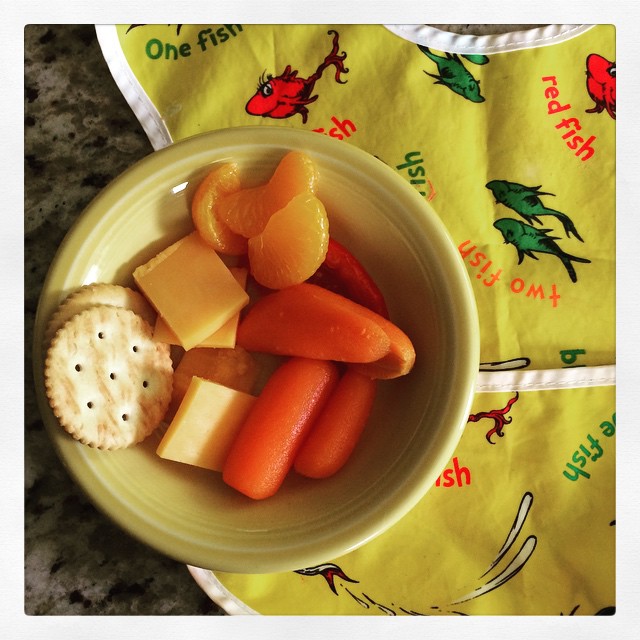 Instagram: Today's lunch brought to you by the color orange.