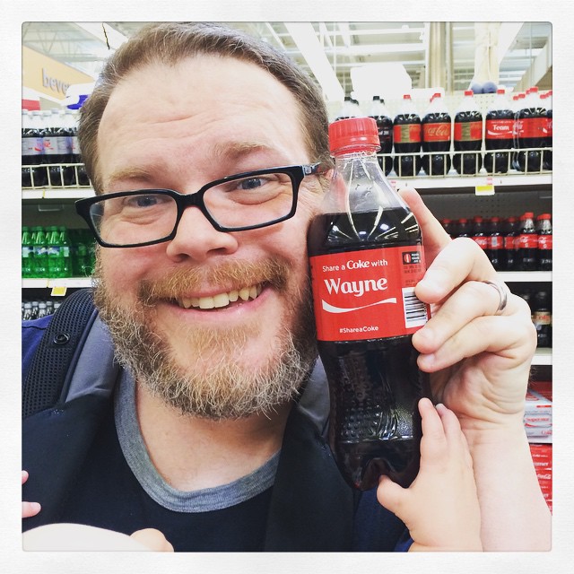 Instagram: Coca Cola for David Wayne.