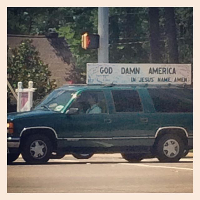 Instagram: I'm sure America reciprocates your sentiments, giant Suburban.