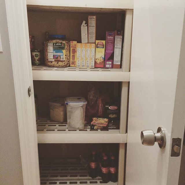 Instagram: And a pantry was born!