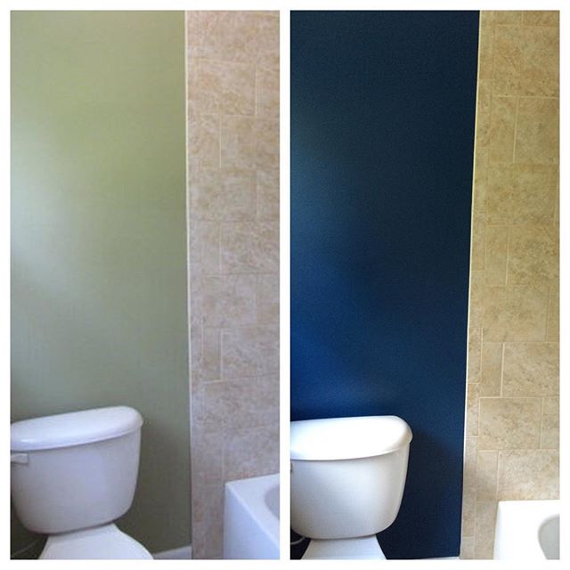 Instagram: before | after: master wc & tub