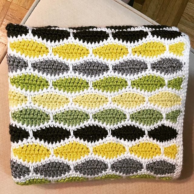 Instagram: Crib blanket for favorite friends' baby.