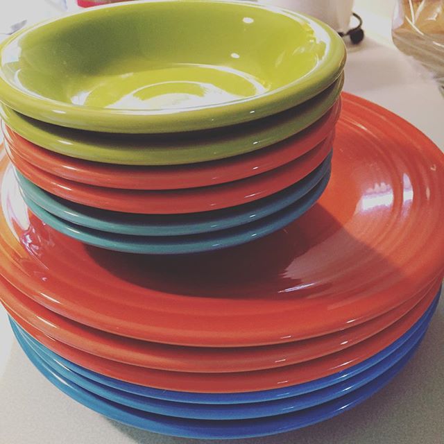 Instagram: Couldn't resist #fiestaware at the Lion's Club #belk sale.