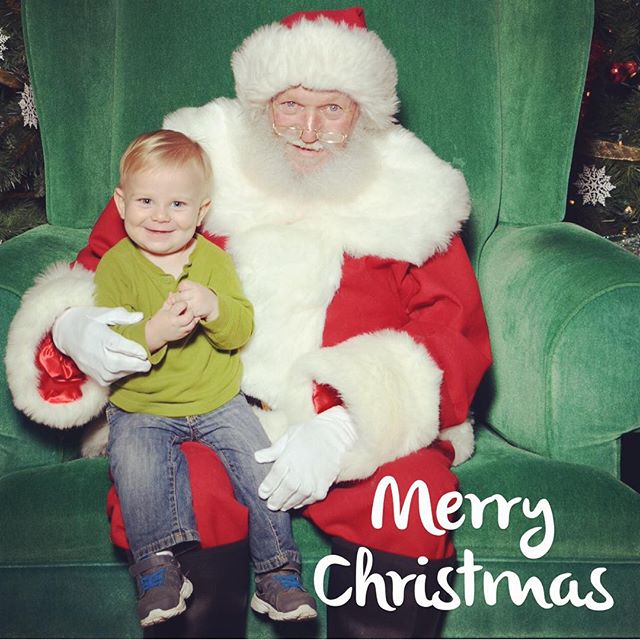 Instagram: Visit with Santa 2015.