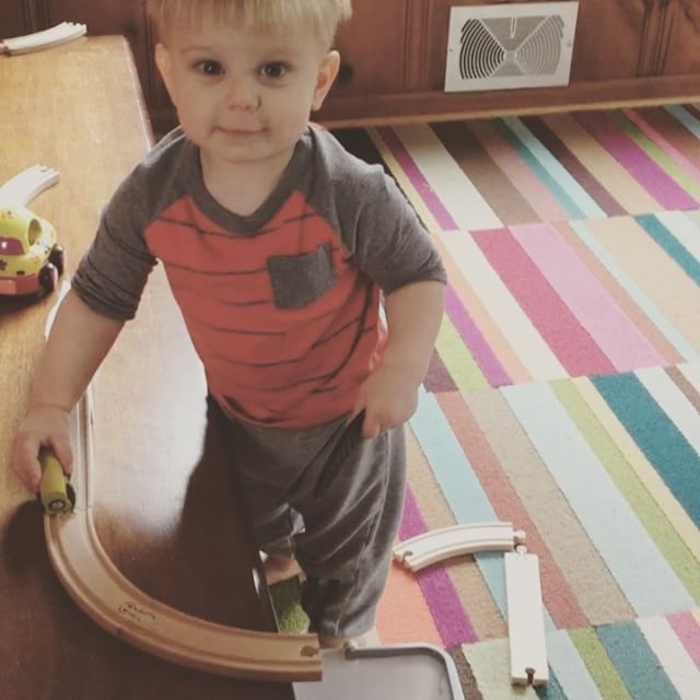 Instagram: Because everything ends in destruction. #lifewithatoddler