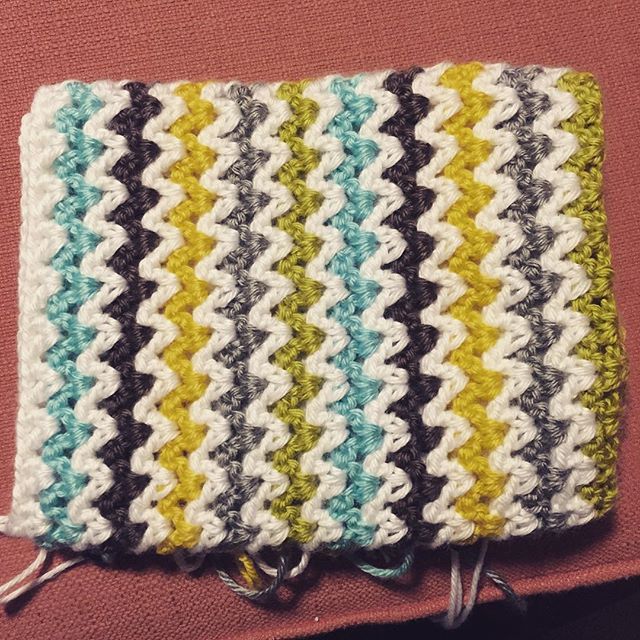 Instagram: Baby bear's blanket is in progress!