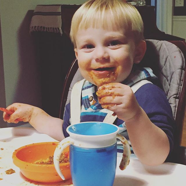 Instagram: Love is spaghetti and meatballs (especially elk meatballs made by Uncle E.)