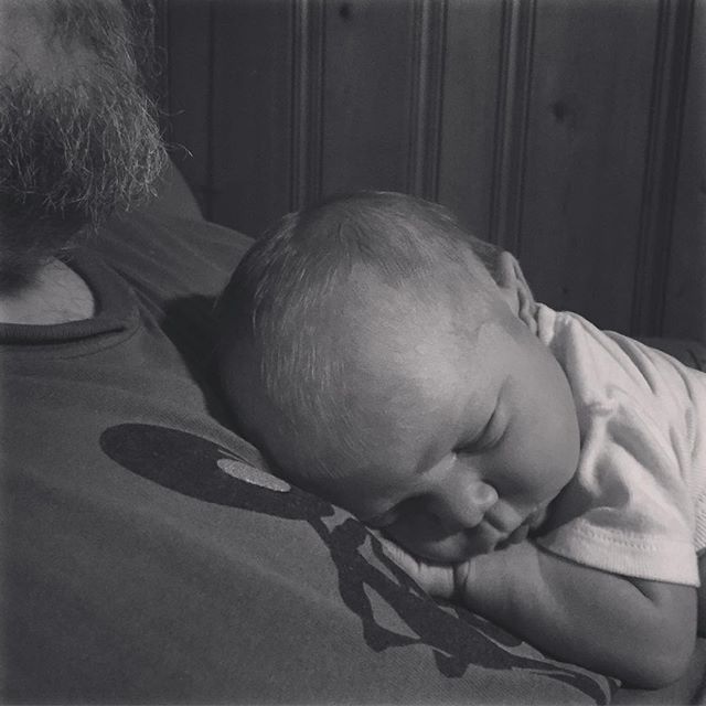 Instagram: Dada snuggles.