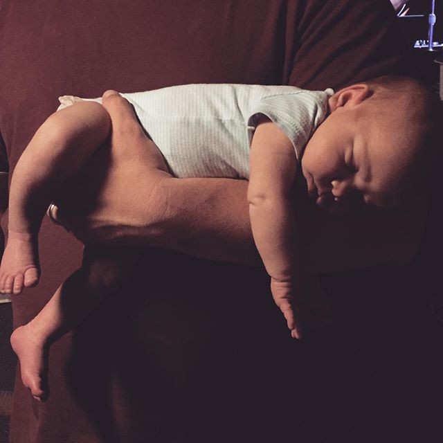 Instagram: Super (sleepy) baby.