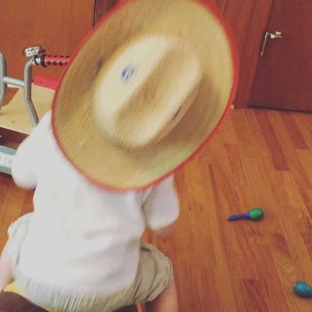 Instagram: A little cowboy to lighten the mood this Friday. Horse courtesy of Grammy; hat courtesy of Melody