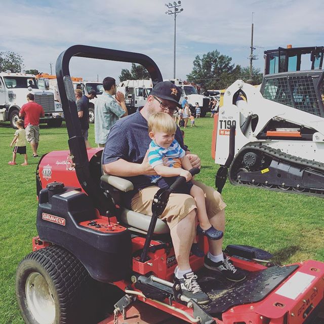 Instagram: At Touch a Truck this morning