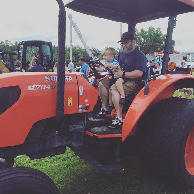 Instagram: At Touch a Truck this morning