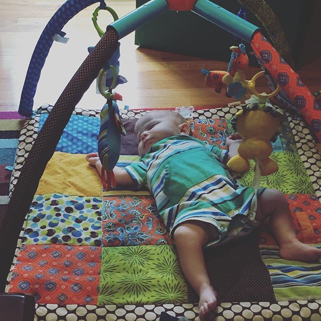 Instagram: Second kid. Sleeps anywhere.