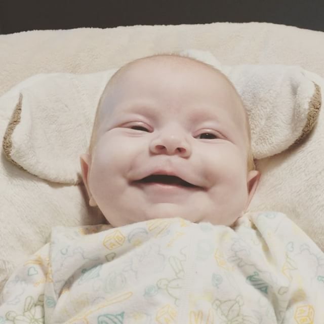 Instagram: Chickadee's favorite song + hiccups = smiles.