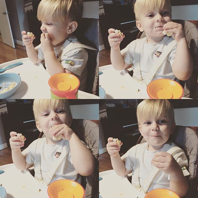 Instagram: Stuffing his face with "PhiPhi cake"