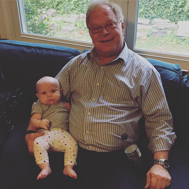 Instagram: Snuggling with Grandpa