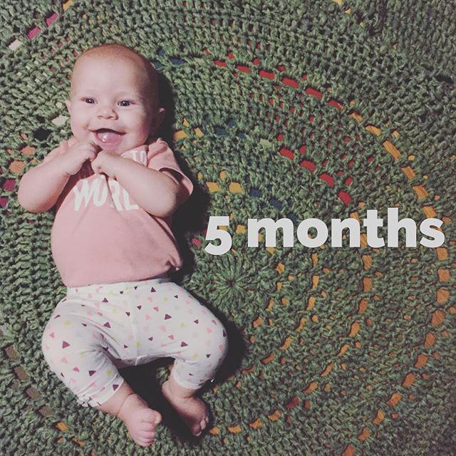 Instagram: 5 months old and a giggly chickadee