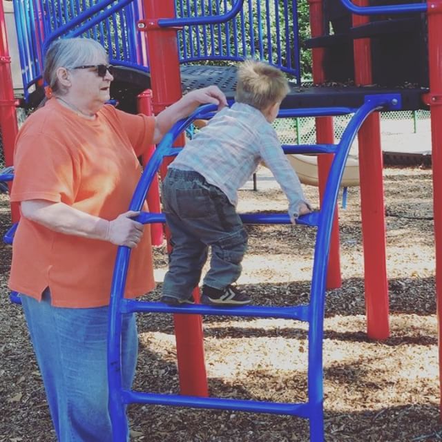 Instagram: Kiddo is a climber!