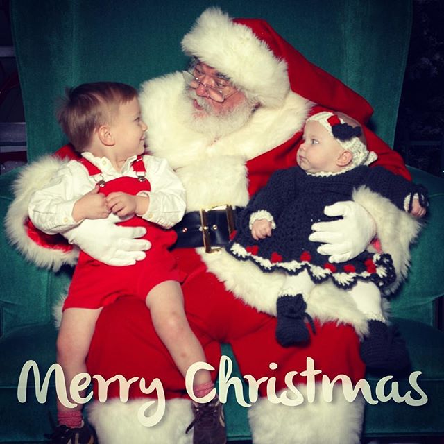 Instagram: Visit with Santa 2016.