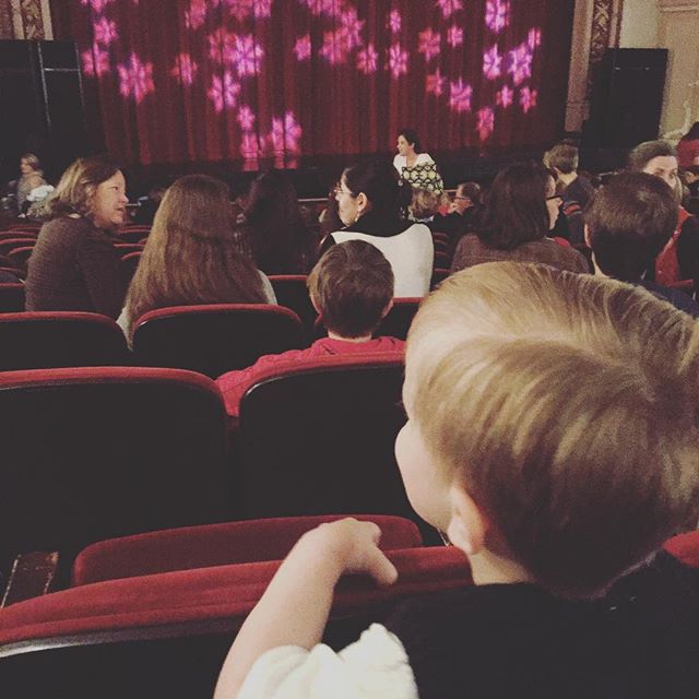 Instagram: Waiting not so patiently for the Nutcracker.