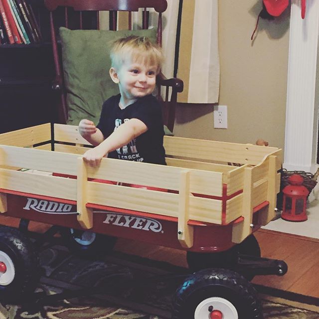 Instagram: Another set of wheels for the kiddos.