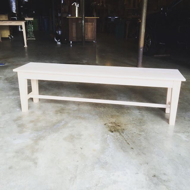 Instagram: And the bench!